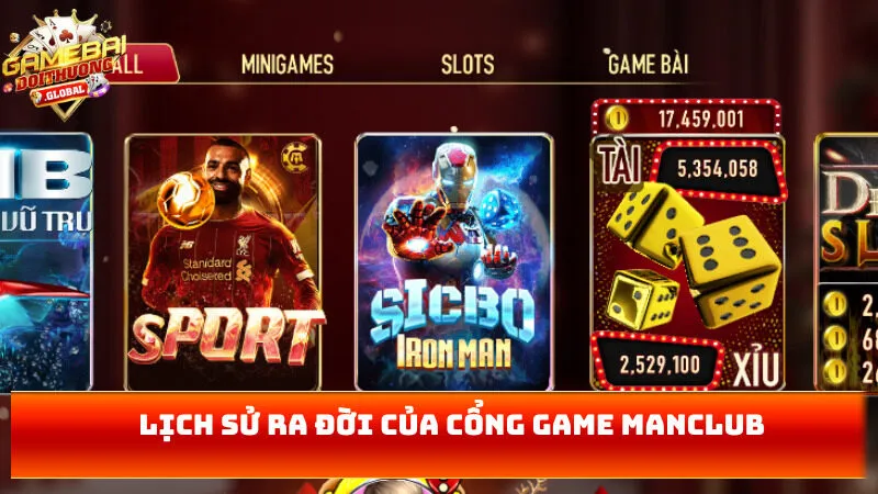 Lịch sử ra đời của cổng game MANCLUB  