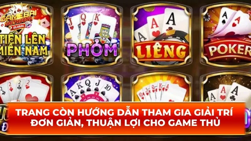 Trang còn hướng dẫn tham gia giải trí đơn giản, thuận lợi cho game thủ