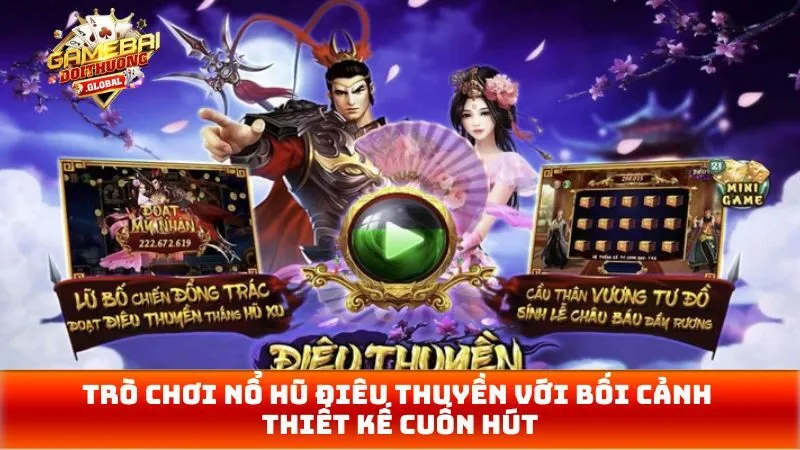 Trò chơi nổ hũ điêu thuyền với bối cảnh thiết kế cuốn hút